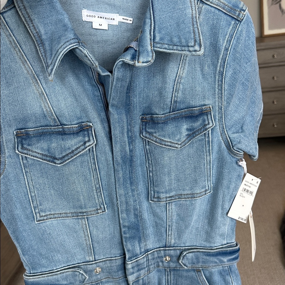 Good American fit for success denim jumpsuit - Picture 4 of 4